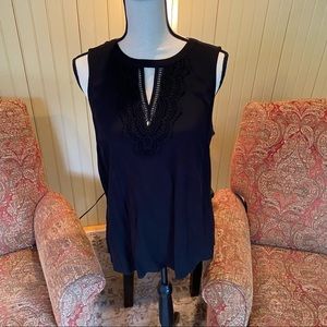 Lightweight Tank Top with lace detail by pale sky